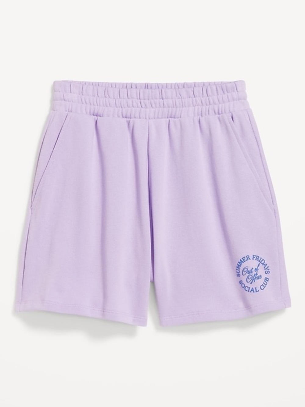 Old Navy Extra High-Waisted SoComfy Sweat Shorts Lavender Size Large